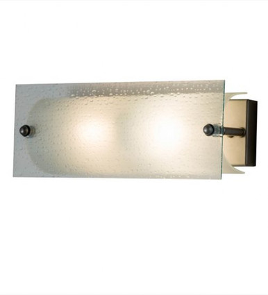 Quadrato 2 Light Bath Vanity 6 x 16 Inches by Meyda Tiffany - 179700