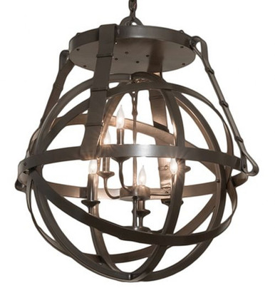 Gimbal Grinado 36W 6 LED Chandelier 37 x 32 Inches Wide by Meyda Tiffany - 244485