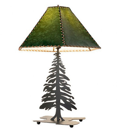 H Pines  1 Light Table Lamp 25 Inch H and 18 Inch W by Meyda Tiffany - 38884