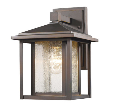 Aspen 1 Light Outdoor Wall Lantern 10.88 Inch Tall by Z Lite - 554S-ORB