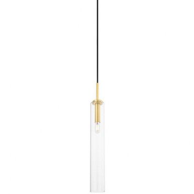 Nyah 1 Light Mini Pendant 22.25 Inch Tall by Mitzi - H701701S