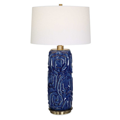 Zade 1 Light Table Lamp 33 Inches Tall and 18 Inches Wide by Uttermost - 30221-1