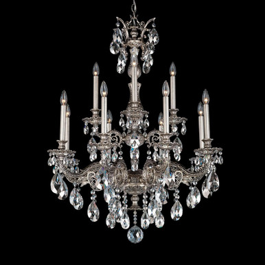 Milano 12 Light Large 2 Tier Chandelier by Schonbek 5683 - 5683