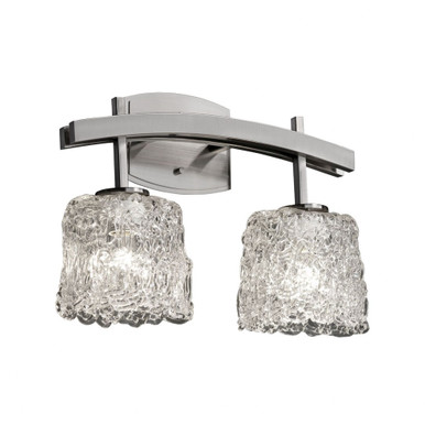 Veneto Luce Archway 2 Light Oval Lace Vanity Light by Justice Design - GLA-8592-30-LACE