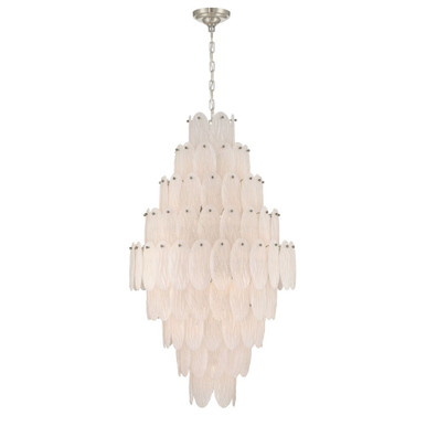 Serena 19 Light Chandelier 45.25 Inch Tall and 24.8 Inch Wide by Artcraft - AC12263SN