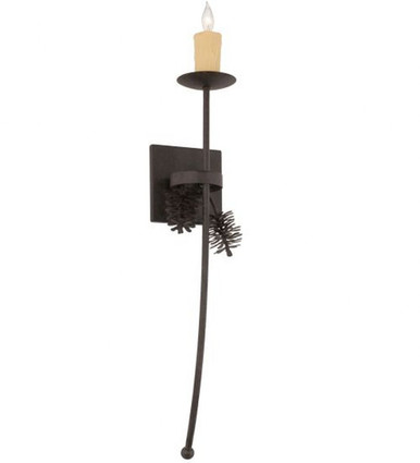 Bechar Pine Cone 1 Light Wall Sconce 32 x 6 Inch by Meyda Tiffany - 161021