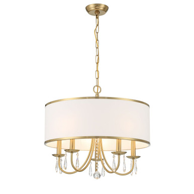 Adalynn 5 Light Chandelier 19 Inch Tall and 22 Inch Wide by Crystorama - ED0662205VG