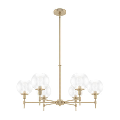 Xidane 6 Light Large Chandelier by Hunter - XCH6