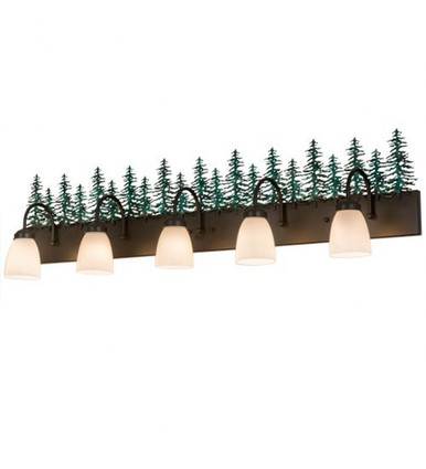 Tall Pines 5 Light Bath Vanity 12.5 x 48 Inches by Meyda Tiffany - 178529