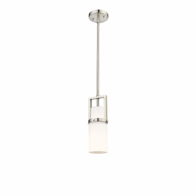 Utopia 1 Light Mini Pendant 11.25 Inch Tall by Innovations - 426-1S-SN-G426-8WH