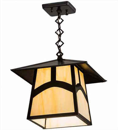 Stillwater Hill Top 1 Light Pendant 14.5 x 17 Inches by Meyda Tiffany - 45167