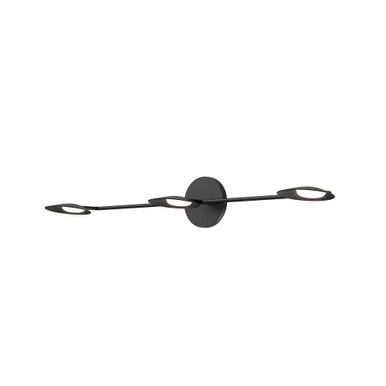Rotaire 13W 3 LED Light Vanity Light by Kuzco - VL90133-BK