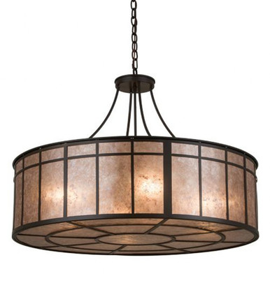 Glendale Mission 4 Light Inverted Pendant 35 x 36 Inches by Meyda Tiffany - 31262