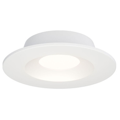 Crisp 12W 1 LED Round Recessed Downlight 4.5 Inches Wide by Maxim - 87665WT