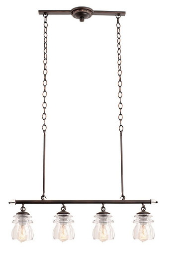 Brierfield 4 Light Large Island Chandelier by Kalco - 6315AC