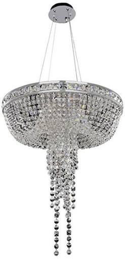 Cascata 6 Light Large Pendant by Allegri - 027351-010-FR001