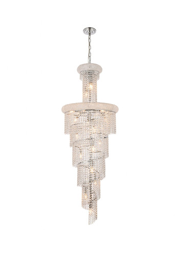 Spiral 22 Light Medium Chandelier by Elegant - V1800R22
