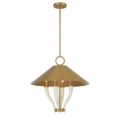 Hearne 4 Light Pendant 20 Inch Tall and 22 Inch Wide by Savoy House - 7-6308-4-322