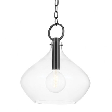 Lina 1 Light Large Pendant by Hudson Valley - BKO253