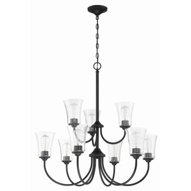 Gwyneth 9 Light Chandelier 32 Inch Tall and 32 Inch Wide by Craftmade - 50429-FB