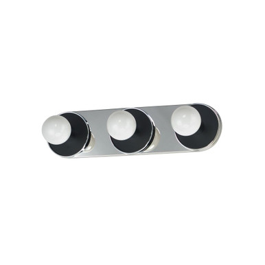 Hollywood 3 Light Wall Sconce 5 x 20 Inches by Maxim - 26093WTBKPC