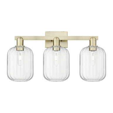 Preston 3 Light Jar Bath Vanity 13.5 Inch Tall and 26 Inch Wide by Innovations - 716-3W-G460-7
