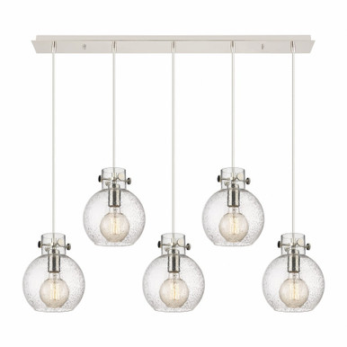 Newton Sphere 5 Light Oversized Linear Pendant by Innovations - 125-410-1PS-G410-8