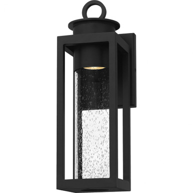 Donegal 1 Light Medium Outdoor Wall Lantern by Quoizel - DGL8405MBK