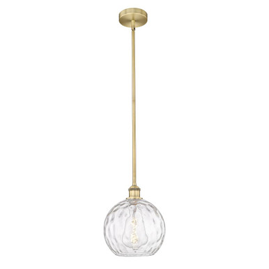 Athens Water Glass 1 Light Stem Hung Mini Pendant 11.25 X 10 by Innovations - 616-1S-G1215-10