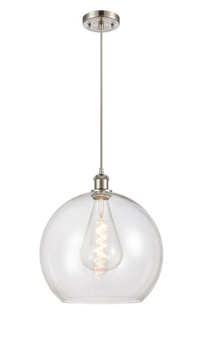 Athens 1 Light Medium Pendant 18.38 Inch Tall by Innovations - 516-1P-SN-G122-14