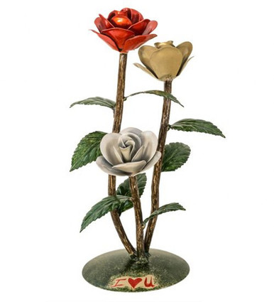 Rosa 10 Inch Sculpture by Meyda Tiffany - 173291