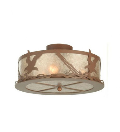 Strike of the Eagle 36W 3 LED Flush Mount 7.5 x 16 In by Meyda Tiffany - 254763