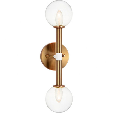 Stellar 2 Light 25W Wall Sconce 18 Inch Tall by Matteo - W75312
