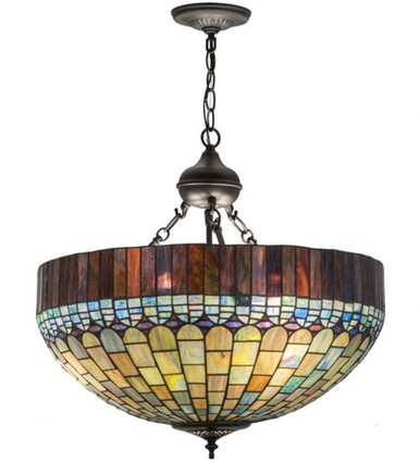 Tiffany Candice 3 Light Large Pendant 24 Inch Tall by Meyda Tiffany - 161783