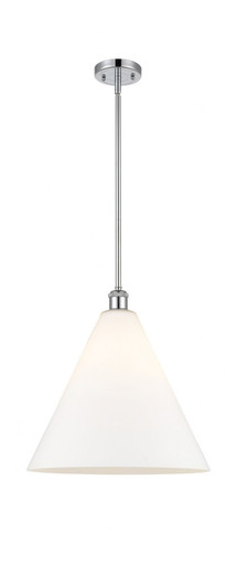 Berkshire Glass 1 Light Pendant 17 Inch Tall X 16 Inch Wide by Innovations - 516-1S-PC-GBC-161