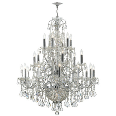 Imperial 26 Light Oversized Chandelier by Crystorama - 3229-ch-cl-mwp