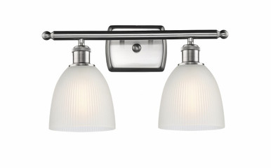 Castile 2 Light Bath Vanity 10 Inch Tall and 16 Inch Wide by Innovations - 516-2W-SN-G381