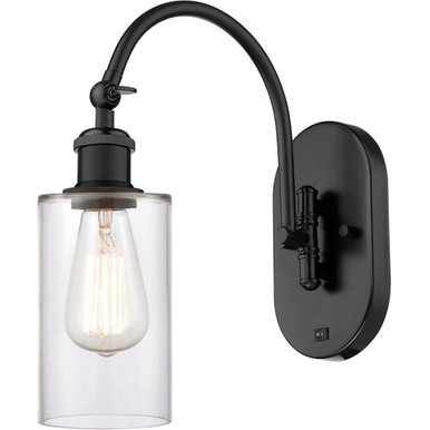 Clymer 100W 1 LED Adjustable Swing Arm Wall Sconce 12.38 by Innovations - 518-1W-G80-LED