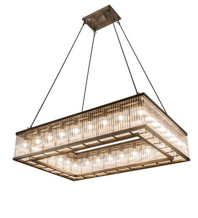 Marquee 28 Light Oblong Pendant 74 x 40 Inch by Meyda Tiffany - 192928