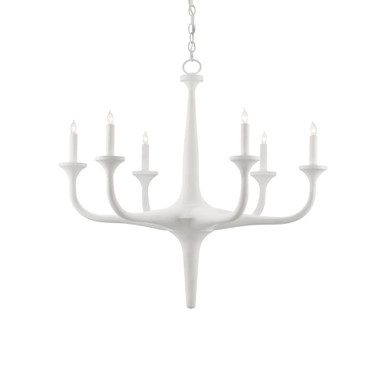 Albion 6 Light Large Chandelier by Currey Company - 9000-0255