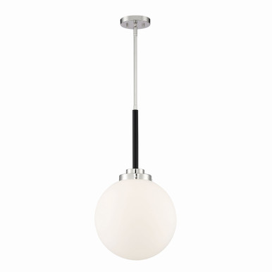 Elle 1 Light Medium Pendant by Designers Fountain - d232m-13p-pn