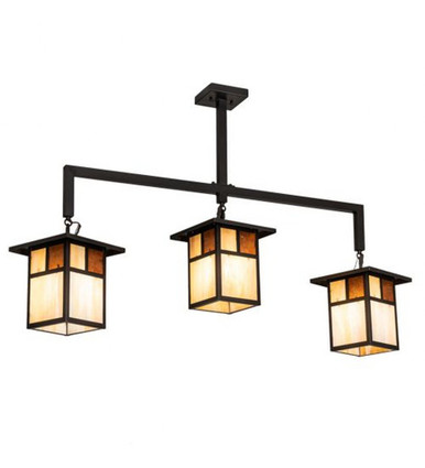 Hyde Park T Mission 3 Light Pendant 30 x 9 Inches by Meyda Tiffany - 215712