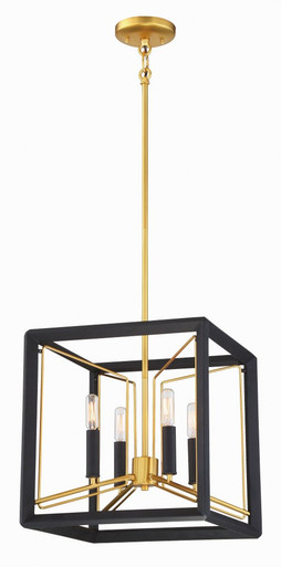Sable Point 4 Light Medium Pendant by Minka Metropolitan - N7854-707