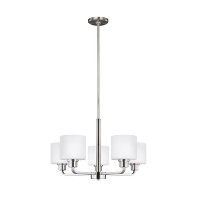 Canfield 5 Light Medium Chandelier by Generation Lighting 3128805EN3-962 - 3128805