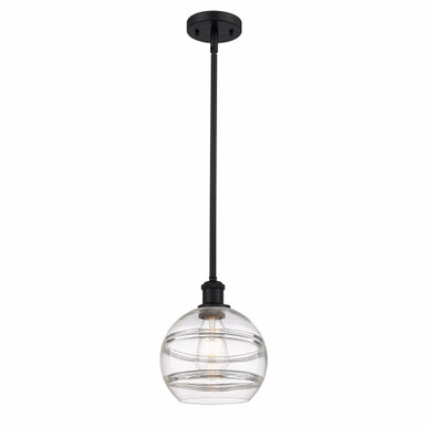 Rochester 1 Light Small Stem Hung Pendant 9.88 Inch Tall by Innovations - 516-1S-G556-8