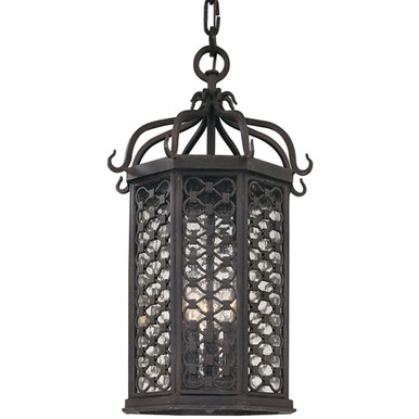 Los Olivos 3 Light Outdoor Hanging Lantern 11.63 x 20 Inches by Troy - F2377-TRN