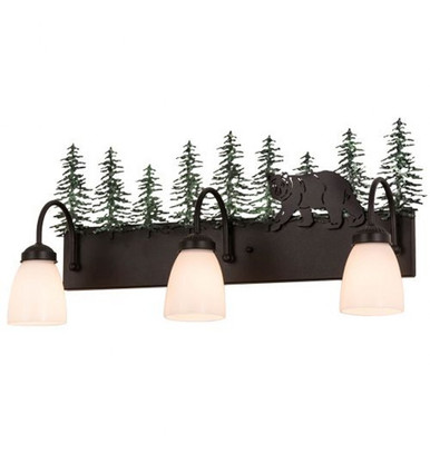 Lone Bear 3 Light Bath Vanity 13.25 x 27 Inches by Meyda Tiffany - 51064