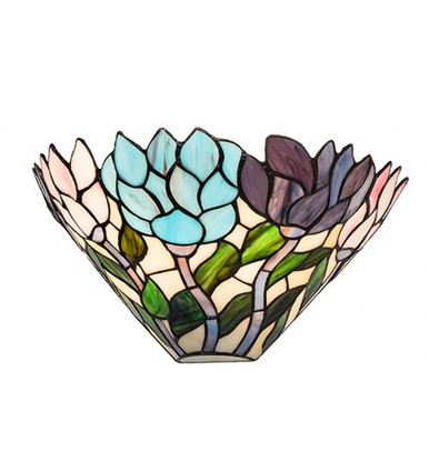 Wisteria 1 Light Wall Sconce 14 Inch Wide by Meyda Tiffany - 28496