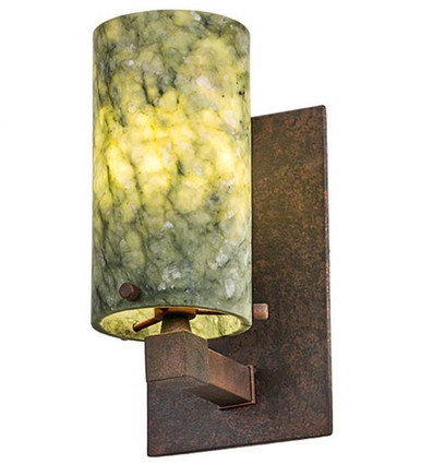 Cilindro Jadestone 1 Light Wall Sconce 8.5 x 4.5 Inches by Meyda Tiffany - 185631