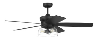 Gibson 5 Blade Ceiling Fan with Light Kit 52 Inches Wide by Craftmade - GBN52FB5-NWF